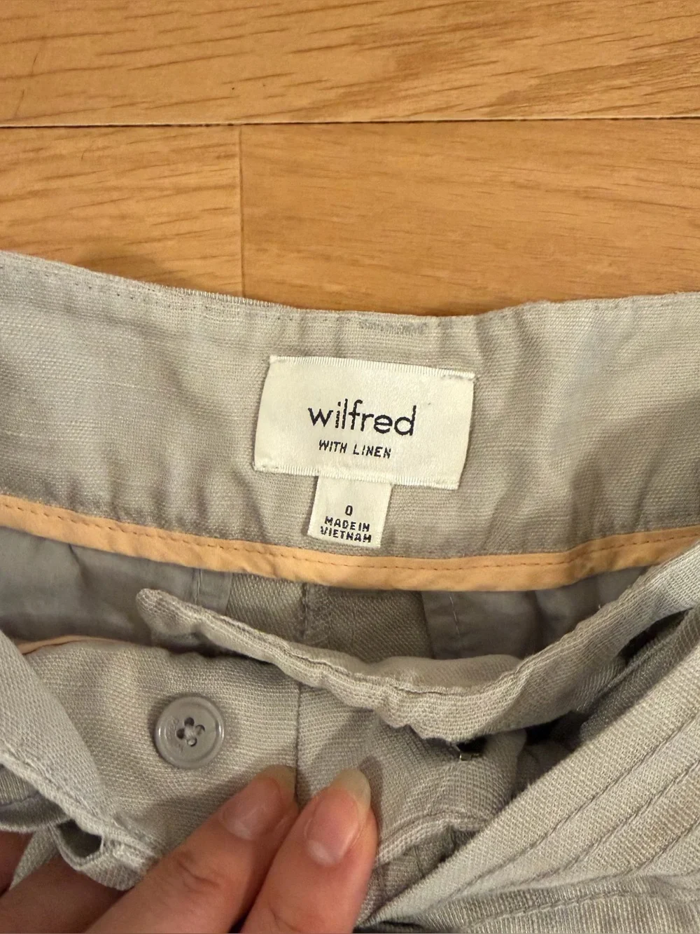 Aritzia Wilfred Linen Trouser Pants